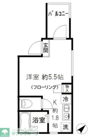 MELDIA梅田の物件間取画像